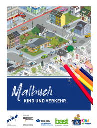 Gratis Malbuch Kind und Verkehr vom DVR