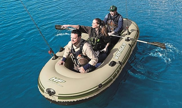 Bestway Hydro-Force Schlauchboot-Set Voyager 500, für 3 Personen