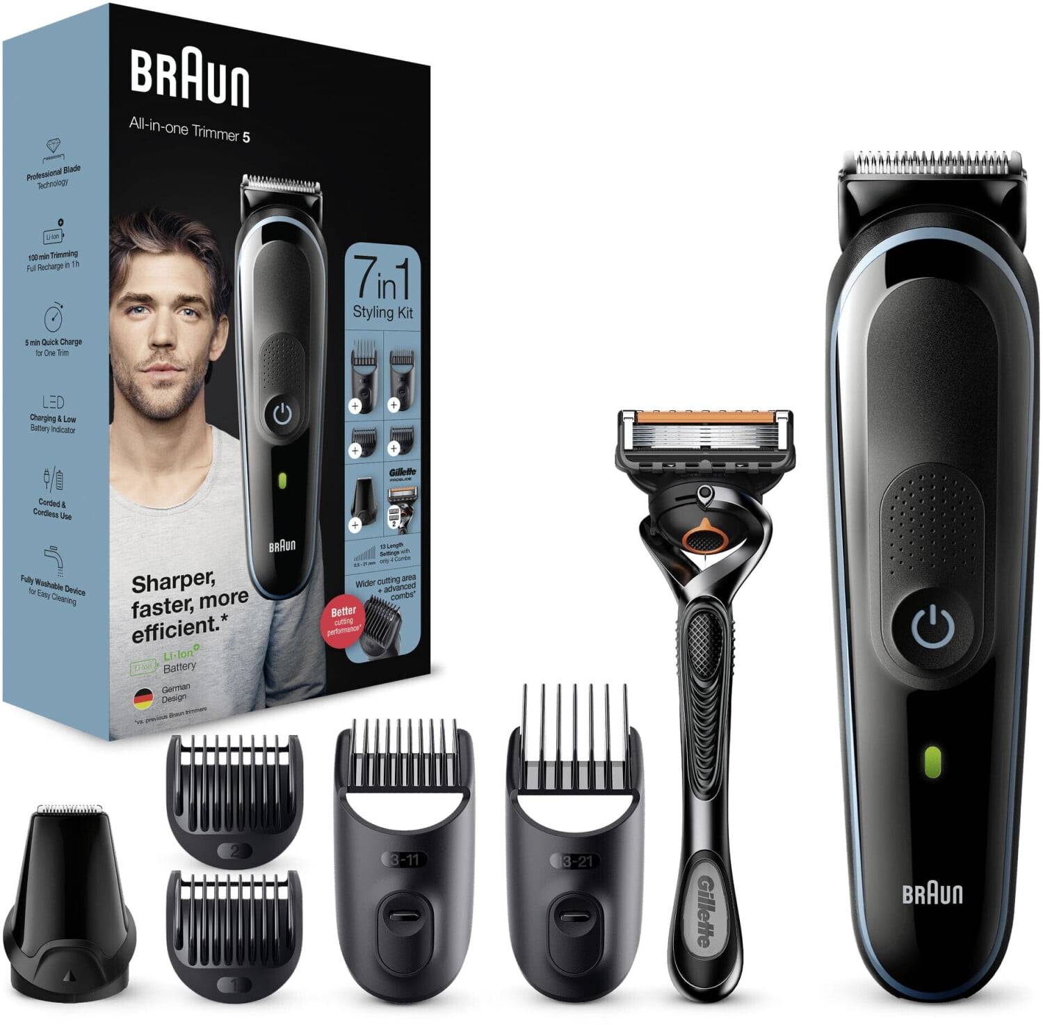 Braun Multi Grooming Kit Mgk In Barttrimmer