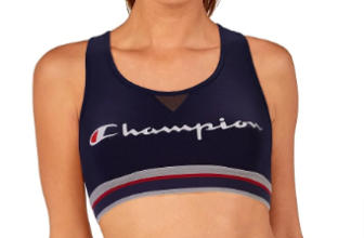 Champion Sport BH Dunkelblau Slogan Trendyol