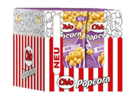 Chio Popcorn süß er Pack x g Amazon de Lebensmittel Getränke