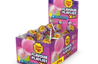 Chupa Chups XXL Flavour Playlist Kaugummi Lutscher