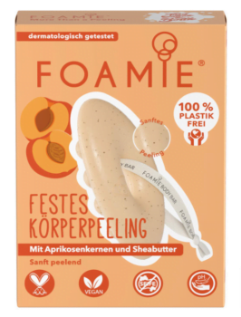 Foamie Festes Duschgel mit Aprikosenkerne