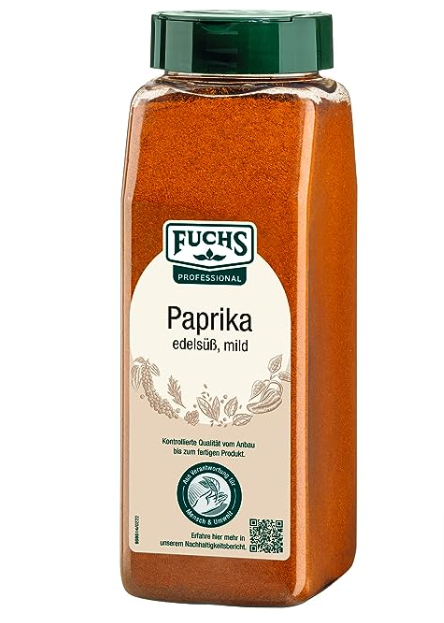 Fuchs Professional Paprika edelsüß 450g ab 5,86 € inkl. Prime-Versand