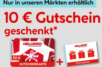 HELLWEG Gutscheinkarte HELLWEG