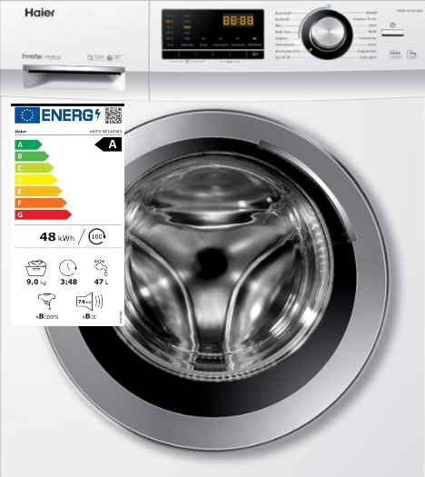 Haier HW90-BP14636N Waschmaschine / 9 kg / A – beste Effizienz für 359,90 € inkl. Prime-Versand  (statt 549€)