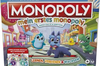 Hasbro Mein erstes Monopoly Brettspiel für Kinder ab Jahren