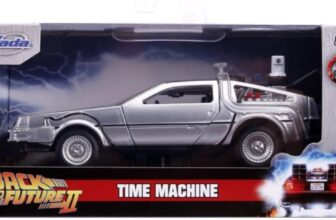 Jada Toys Zurück in die Zukunft , DeLorean DMC Modellauto (Maßstab , Time Machine, Flügeltüren)