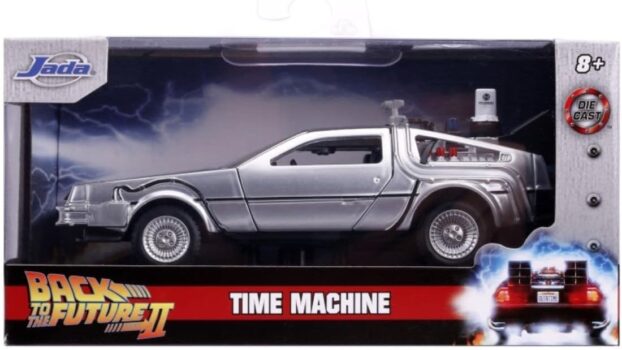 Jada Toys Zurück in die Zukunft , DeLorean DMC Modellauto (Maßstab , Time Machine, Flügeltüren)