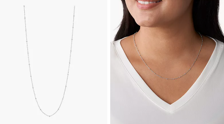 Fossil Edelstahlkette Charms JF03512040 für 7,20 € inkl. Versand statt 25,00 €