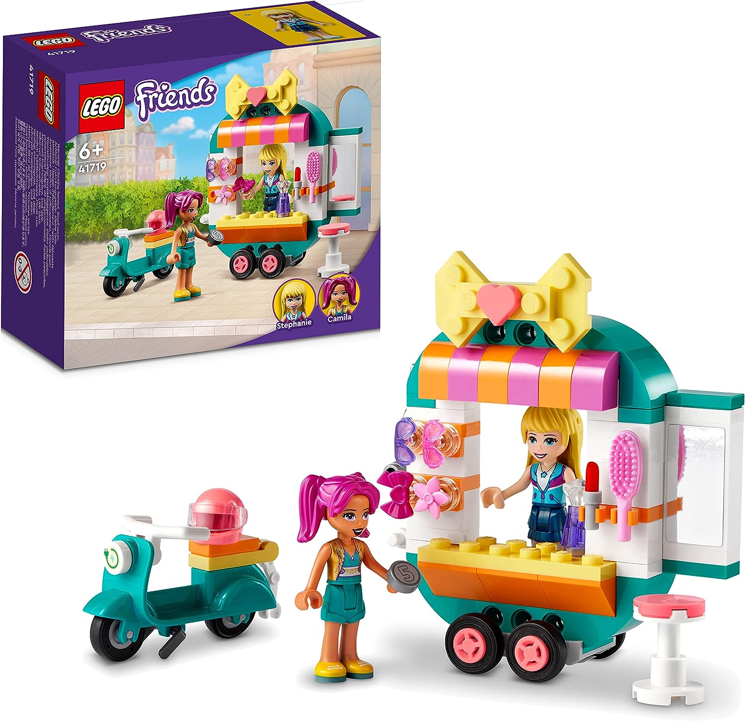 Lego Friends Mobile Modeboutique Mit Friseursalon Und Mini Puppen Stephanie &Amp; Camila