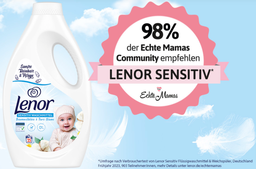 Lenor Sensitiv Gratis Testen