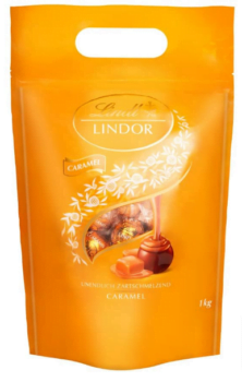 Lindt LINDOR Schokoladen Kugeln Caramel kg