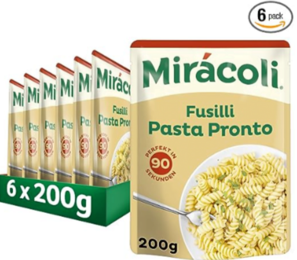 Mirácoli Pasta Pronto Fusilli Packungen X G Amazon De Lebensmittel Getränke