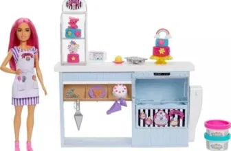 Mattel Barbie HGB73 - Tortenbäckerei Spielset mit Puppe (30 cm)