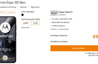 Motorola Edge Neo + Super Select M mit GB LTE