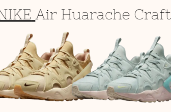 NIKE Air Huarache Craft sanddrift team gold pink oxford