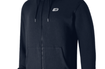 New Balance Kapuzenjacke Small Logo dunkelblau Fussball Shop