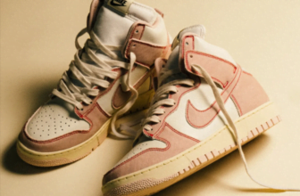 Nike Dunk High Barely Rose Denim einhalb Sneaker Store