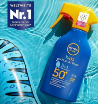 Nivea Men SUN Kids Schutz Pflege in Hautschutz LSF Sonnencreme ml hoher Sonnenschutz mit Bio Mandelöl extra wasserfestes Sonnenspray für empfindliche Haut Amazon de Kosmetik