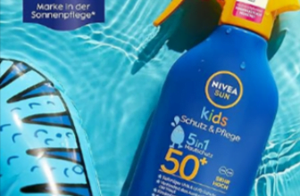 Nivea Men SUN Kids Schutz Pflege in Hautschutz LSF Sonnencreme ml hoher Sonnenschutz mit Bio Mandelöl extra wasserfestes Sonnenspray für empfindliche Haut Amazon de Kosmetik