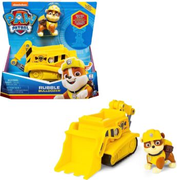 PAW PATROL, . Jubiläum, Baustellen Fahrzeug mit Rubble Figur