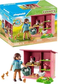 PLAYMOBIL Country (71308) Hühner mit Küken