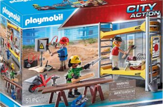 Playmobil City Action Baugerüst mit Handwerkern ()