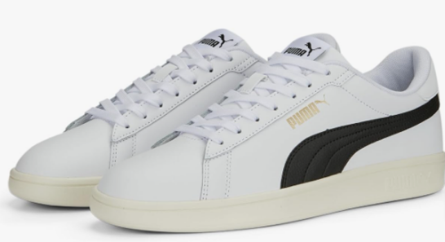 Puma-Unisex-Adults-Puma-Smash-3-0-L-Sneakers-Puma-White-Puma-Black-Puma-Gold-Frosted-Ivory-44-EU-Amazon-de-Fashion