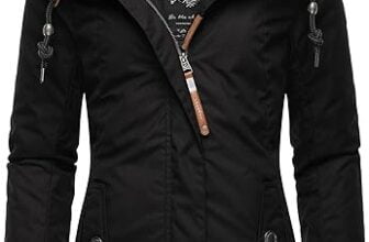 Ragwear Winterjacke in Schwarz