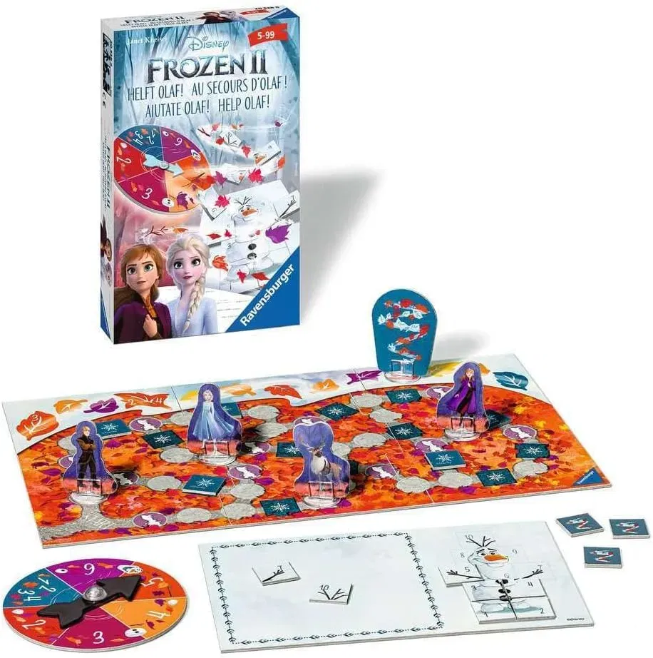 Ravensburger 20528 – Disney Frozen 2 helft Olaf Mitbringspiel (für 2-4 Spieler) für 6,49 € inkl. Prime-Versand