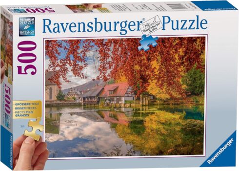 Ravensburger Puzzle Mühle am Blautopf Teile Puzzle