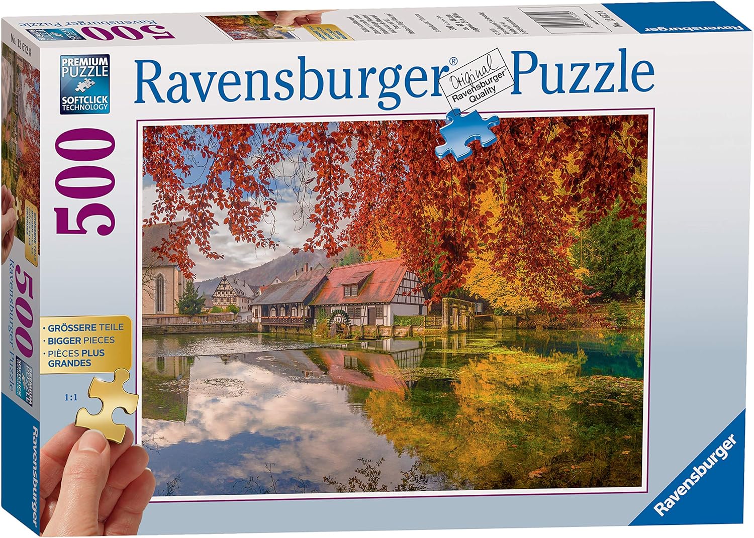 Ravensburger Puzzle Mühle Am Blautopf Teile Puzzle