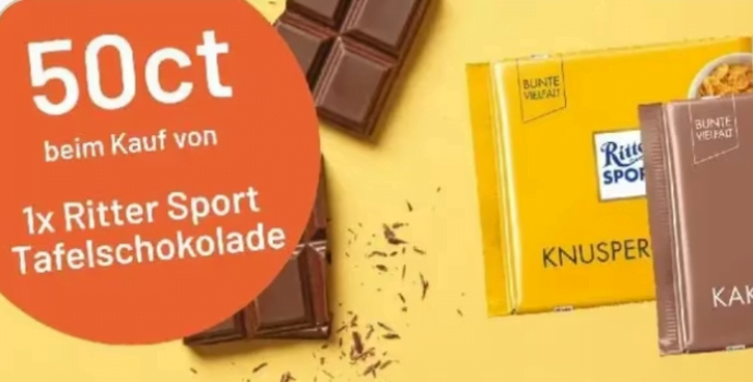 Ritter Sport für 0,38 € smhaggle Netto MD