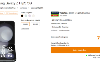 Samsung Galaxy Z Flip G + freenet Vodafone green LTE GB