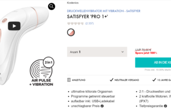 Satisfyer Pro 1+ Druckwellenvibrator