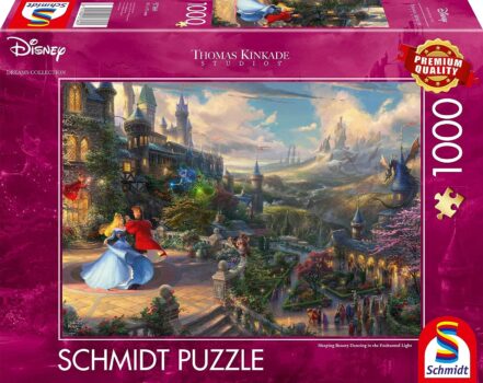 Schmidt Spiele Thomas Kinkade Sleeping Beauty Dancing in the Enchanted Light . Teile Puzzle