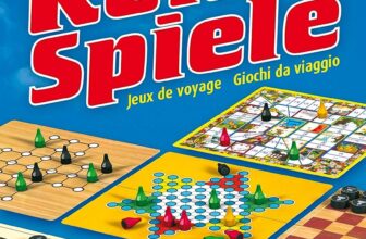 Schmidt Spiele Reise Spiele, klappbares, magnetisches Spielbrett, auswechselbare Spielpläne