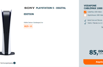 Sony Playstation Digital Edition + GigaZuhause CableMax