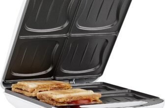 Tristar SA Sandwich Maker – Sandwiches gleichzeitig – Antihaftbeschichtung