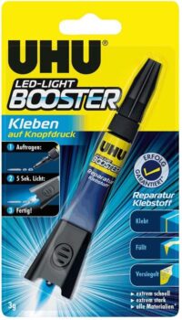 UHU LED Light Booster Kleben auf Knopfdruck lichtaktivierter Reparatur Klebstoff ( g)