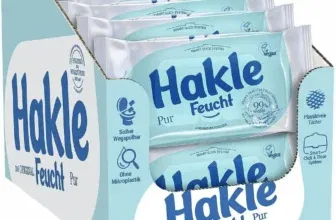 Hakle Feucht Pur im 12er-Pack, 504 Tücher (12 x 42 Blatt) ab 15,39 € inkl. Prime Versand (statt 20,28 €)