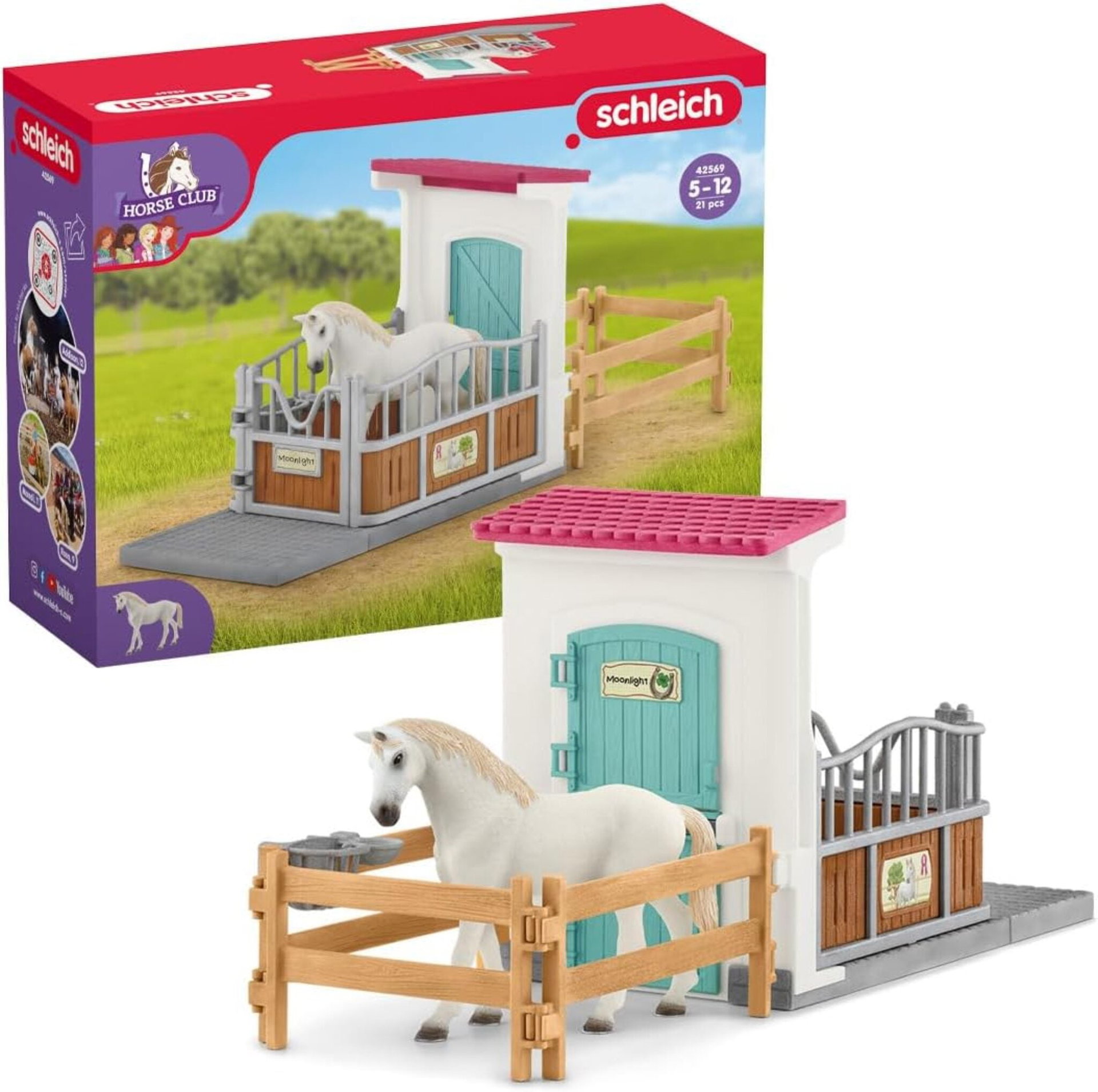 spielzeug reiterhof schleich 42569 Pferdebox zum modularen Reiterhof - HORSE CLUB