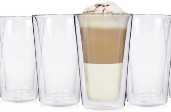 er Set SÄNGER Latte Macchiato Glas doppelwandig ( ml)