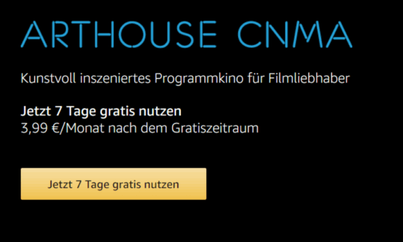 Tage Arthouse CNMA gratis testen