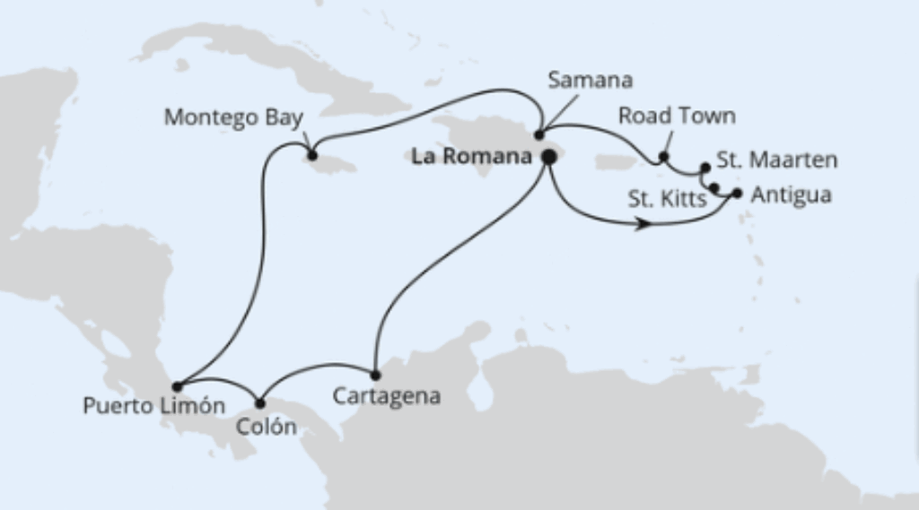 Aida Kreuzfahrten ››› Karibik Mittelamerika Ab Dominikanische Republik