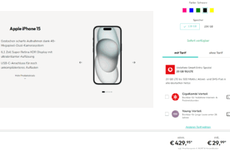 Apple iPhone + Vodafone Smart Entry Spezial GB LTE