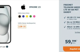 Apple iPhone + freenet Telekom green LTE GB