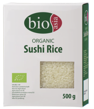 BIOASIA Bio Sushi Reis Rundkornreis für Sushi Zubereitung x g