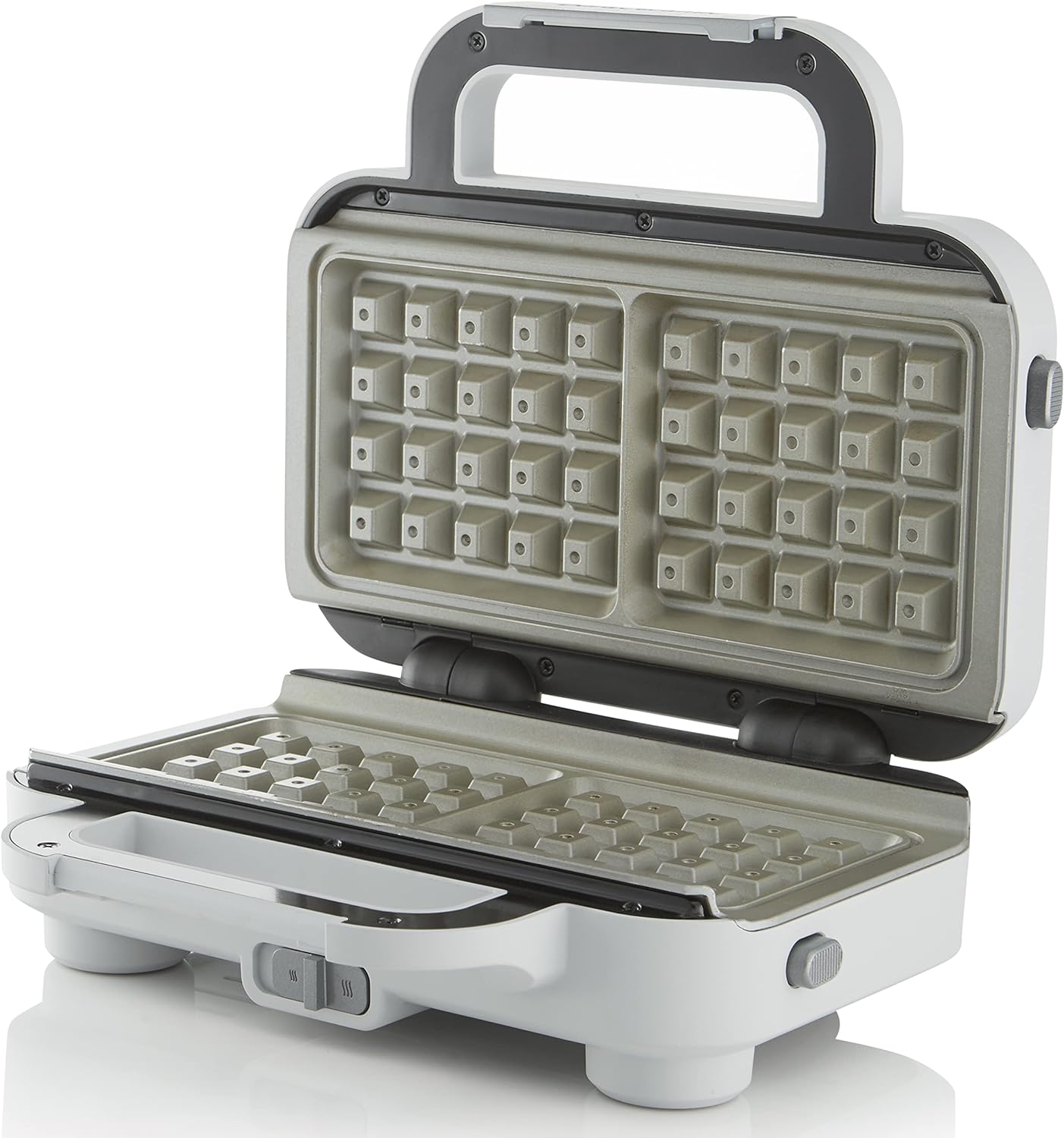 Breville Duraceramic Waffeleisen (Antihaftbeschichtung Und Leichte Reinigung + Tiefe, Abnehmbare Platten)